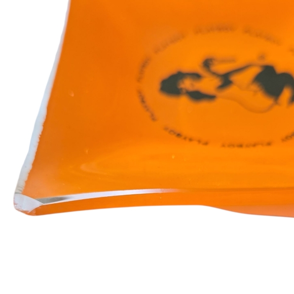 Vintage 1960's orange Playboy Club Trinket Dish/Ashtray - Picture 2 of 3